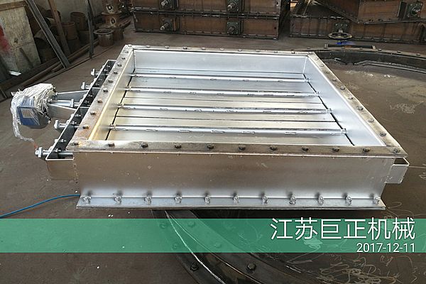 方形擋板門（寬8m）完工，待包裝