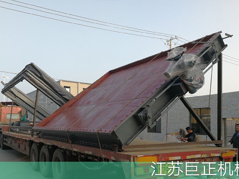 巨正機(jī)械公司擋板門(mén)，裝車發(fā)貨了
